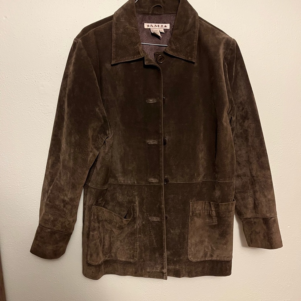 Vintage 100% Leather Suede Jacket